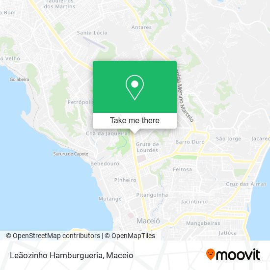 Mapa Leãozinho Hamburgueria