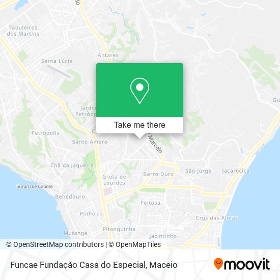 Funcae Fundação Casa do Especial map