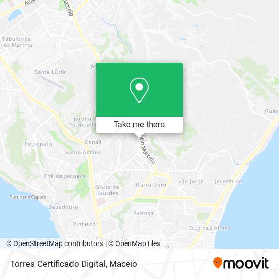 Torres Certificado Digital map