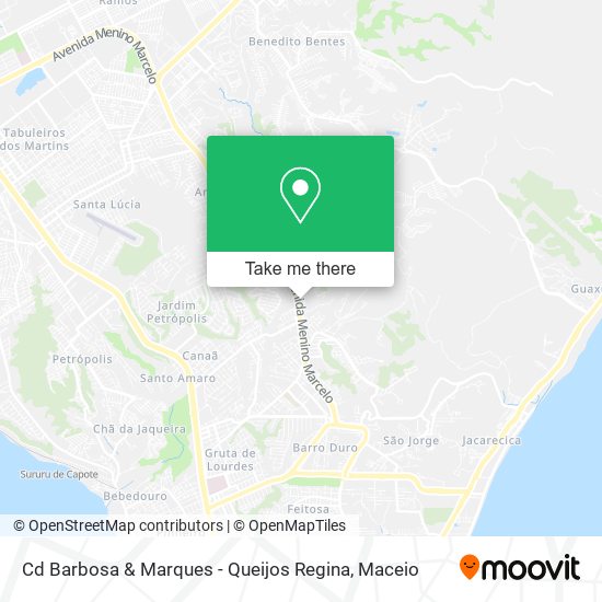 Mapa Cd Barbosa & Marques - Queijos Regina