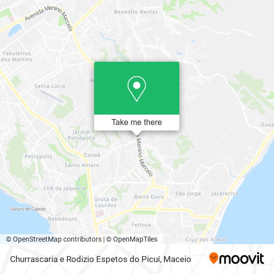 Mapa Churrascaria e Rodizio Espetos do Picuí