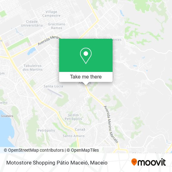 Mapa Motostore Shopping Pátio Maceió