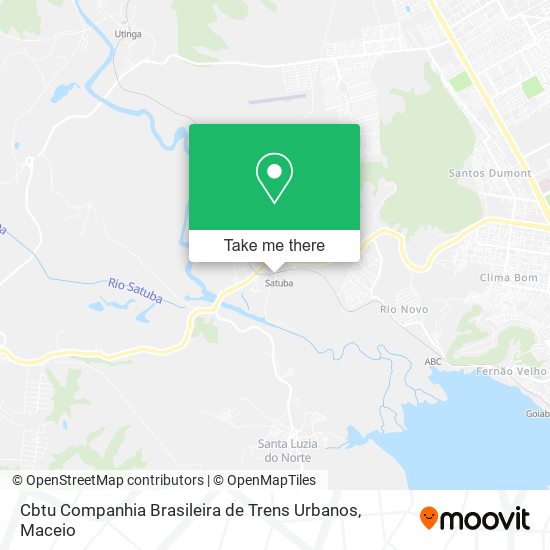 Cbtu Companhia Brasileira de Trens Urbanos map