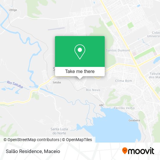 Salão Residence map