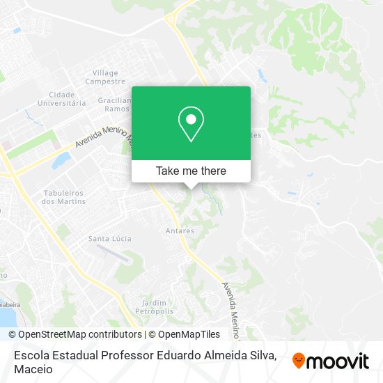 Mapa Escola Estadual Professor Eduardo Almeida Silva