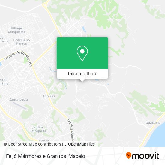 Feijó Mármores e Granitos map