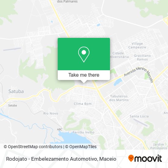 Rodojato - Embelezamento Automotivo map