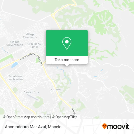 Ancoradouro Mar Azul map