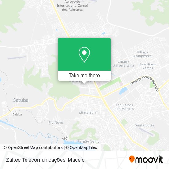 Zaltec Telecomunicações map