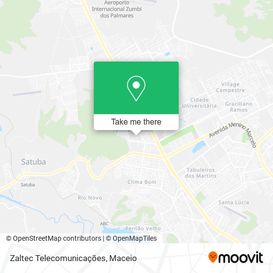 Mapa Zaltec Telecomunicações