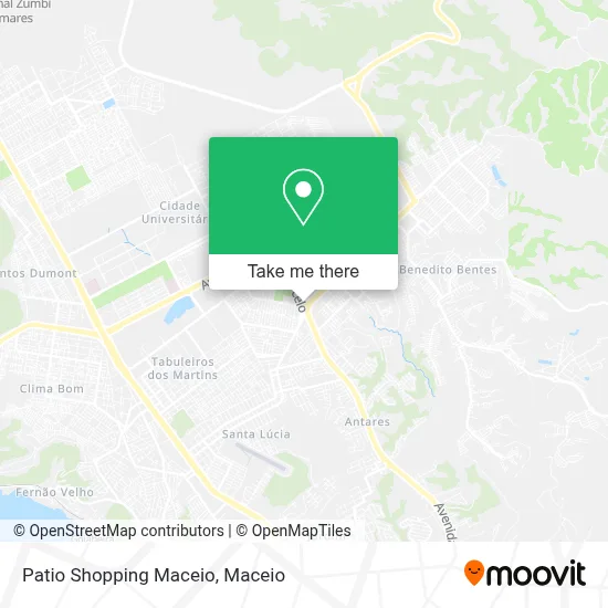 Patio Shopping Maceio map