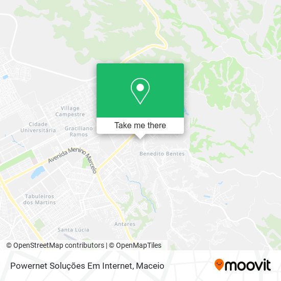 Mapa Powernet Soluções Em Internet