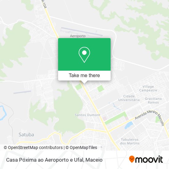 Casa Póxima ao Aeroporto e Ufal map
