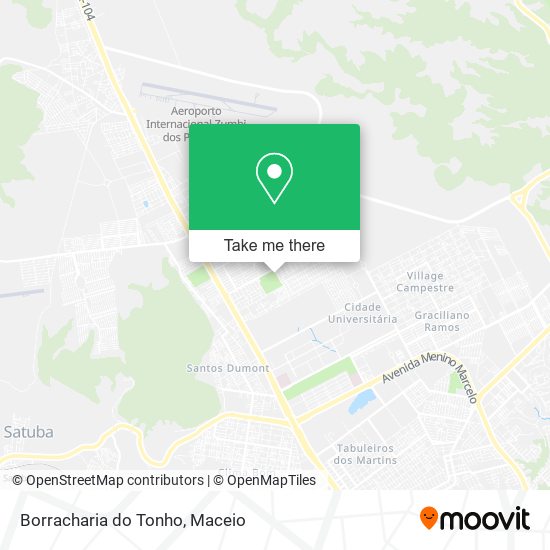 Mapa Borracharia do Tonho