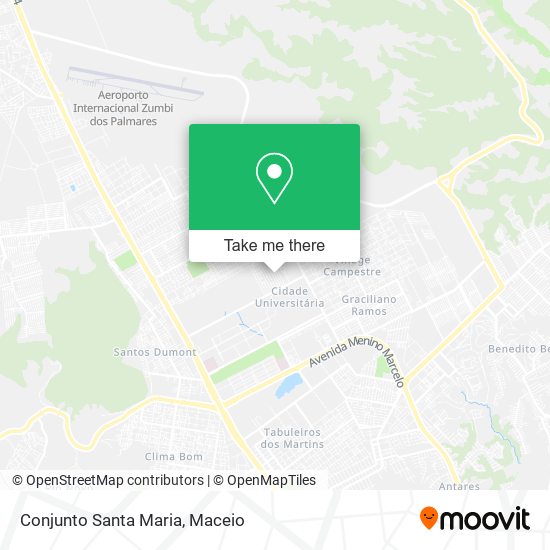 Conjunto Santa Maria map