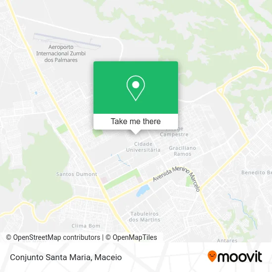 Conjunto Santa Maria map