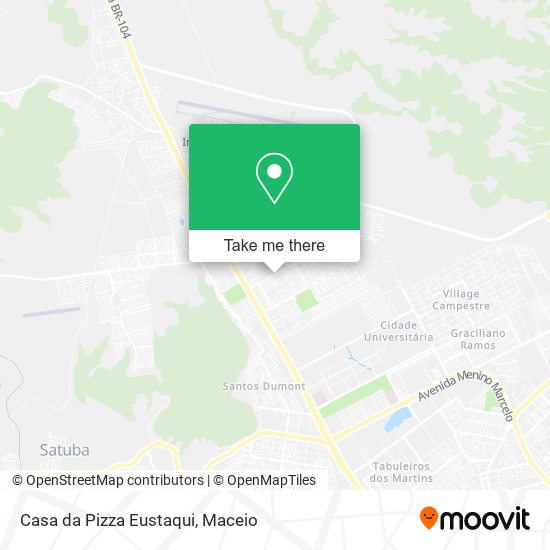 Casa da Pizza Eustaqui map