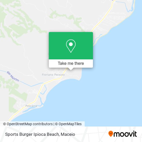 Mapa Sports Burger Ipioca Beach