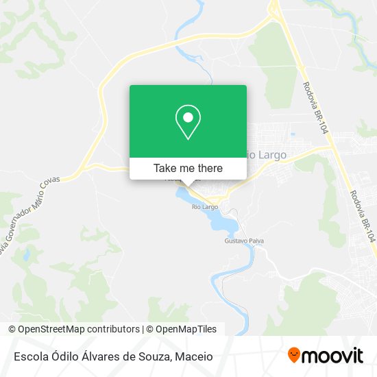 Escola Ódilo Álvares de Souza map