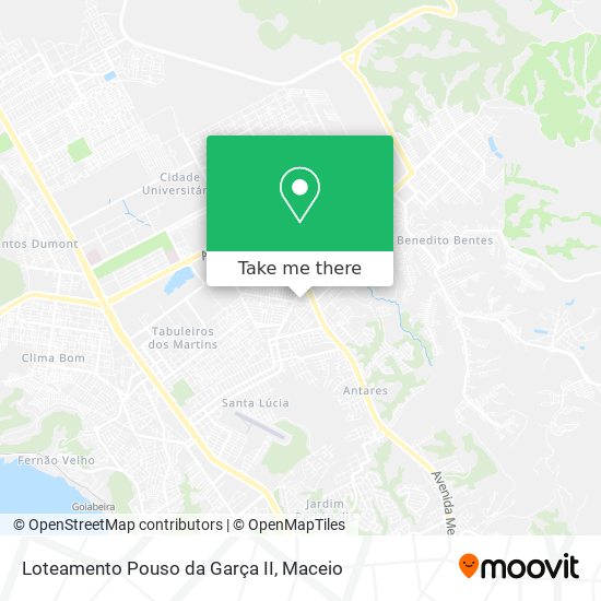Loteamento Pouso da Garça II map