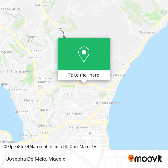 Josepha De Melo map