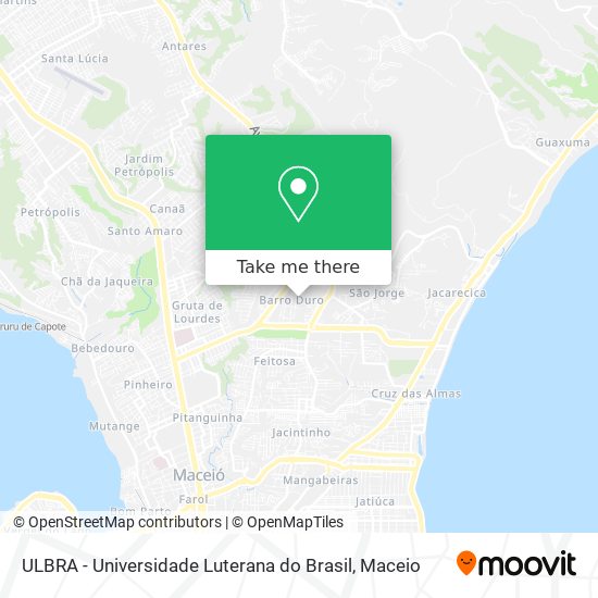 Mapa ULBRA - Universidade Luterana do Brasil