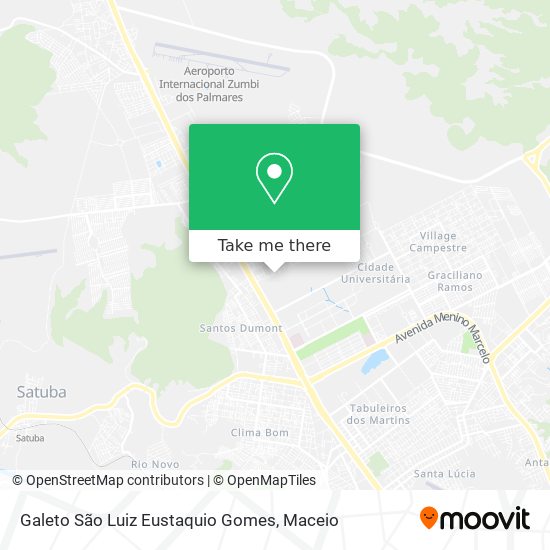 Mapa Galeto São Luiz Eustaquio Gomes