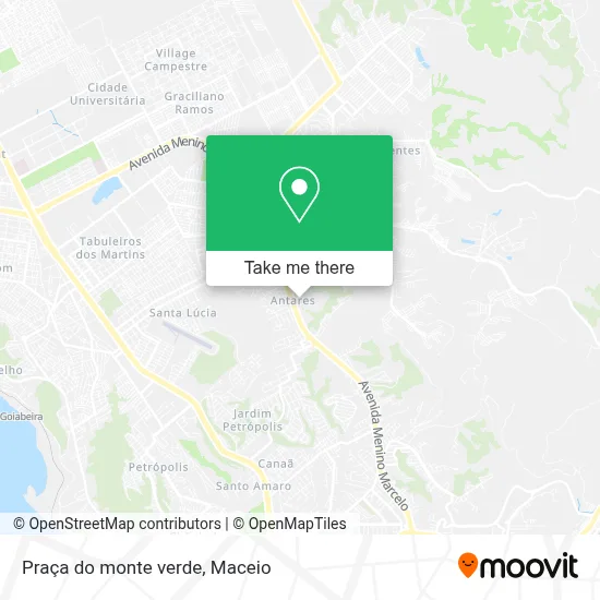 Praça do monte verde map