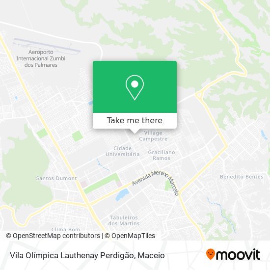 Vila Olímpica Lauthenay Perdigão map