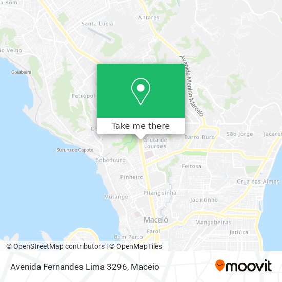 Mapa Avenida Fernandes Lima 3296