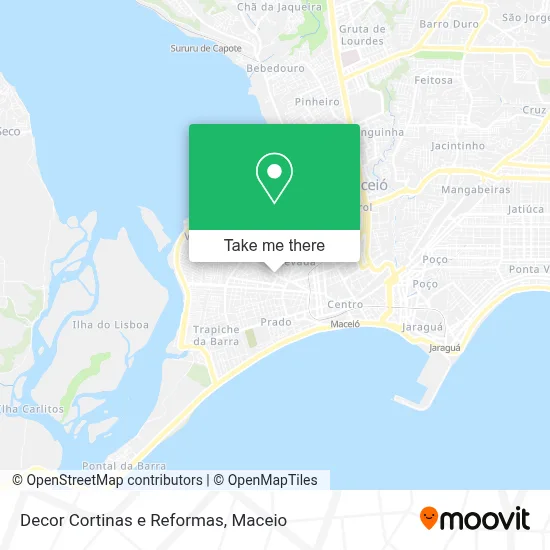 Decor Cortinas e Reformas map