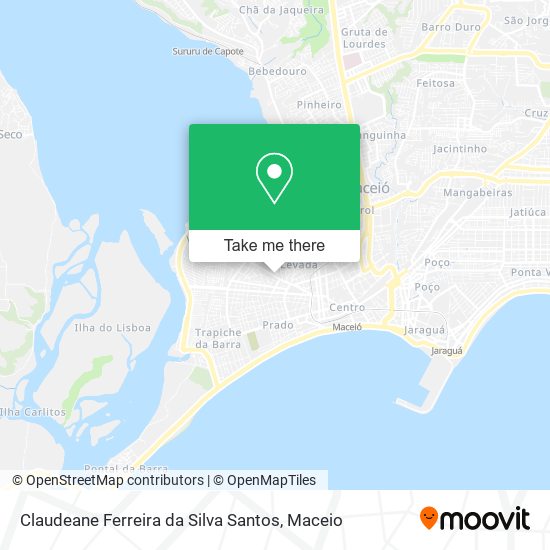 Claudeane Ferreira da Silva Santos map