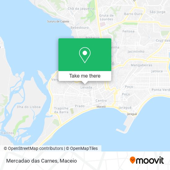 Mercadao das Carnes map