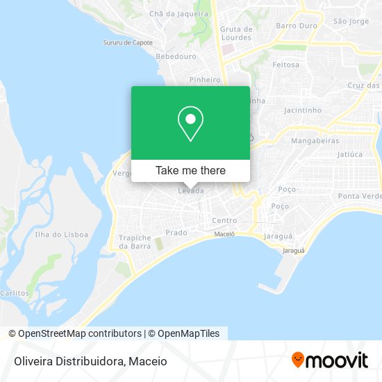 Mapa Oliveira Distribuidora