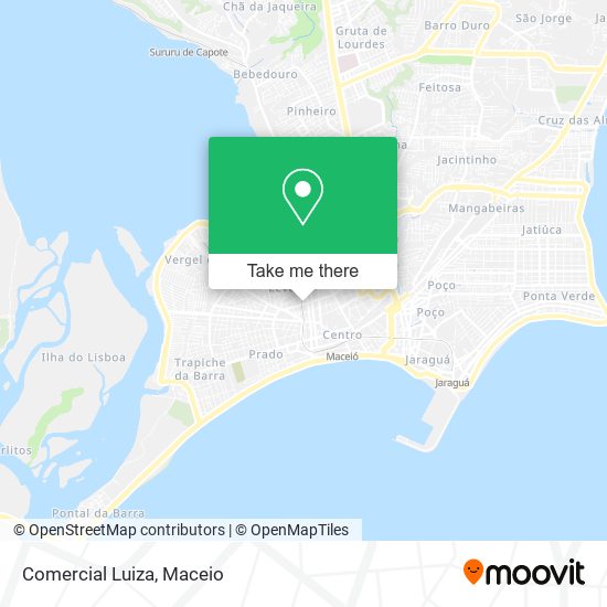 Comercial Luiza map