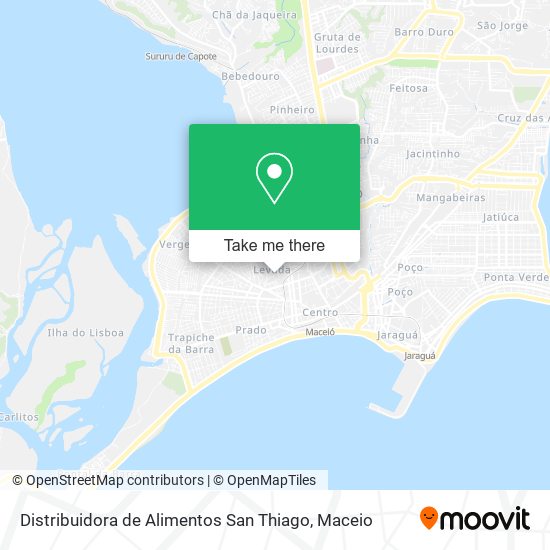 Distribuidora de Alimentos San Thiago map