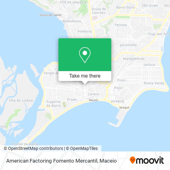 American Factoring Fomento Mercantil map