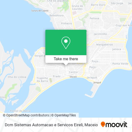 Mapa Dcm Sistemas Automacao e Servicos Eireli