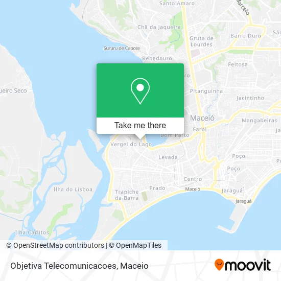 Objetiva Telecomunicacoes map