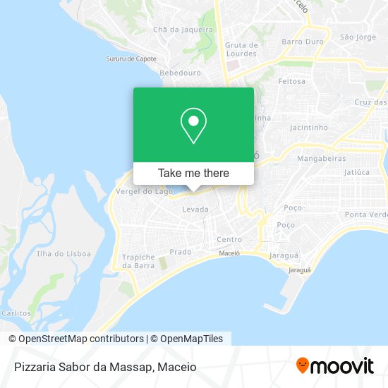 Mapa Pizzaria Sabor da Massap