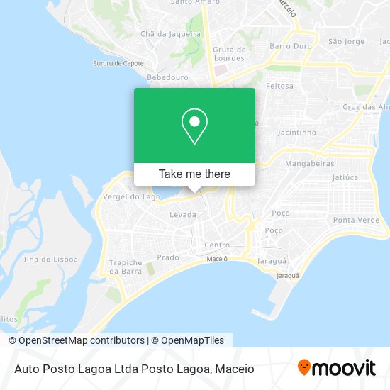 Mapa Auto Posto Lagoa Ltda Posto Lagoa