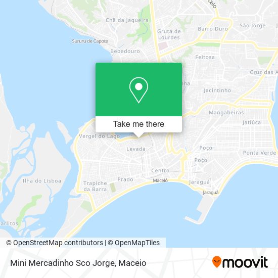 Mini Mercadinho Sco Jorge map