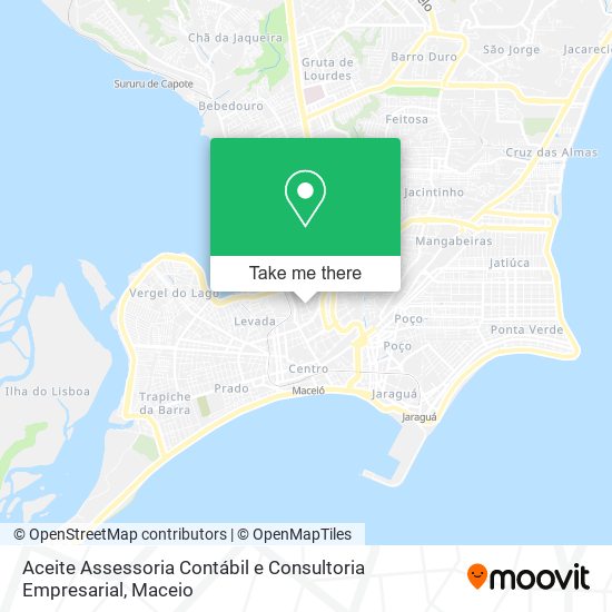 Aceite Assessoria Contábil e Consultoria Empresarial map