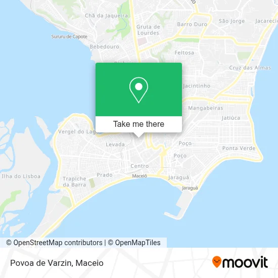 Povoa de Varzin map