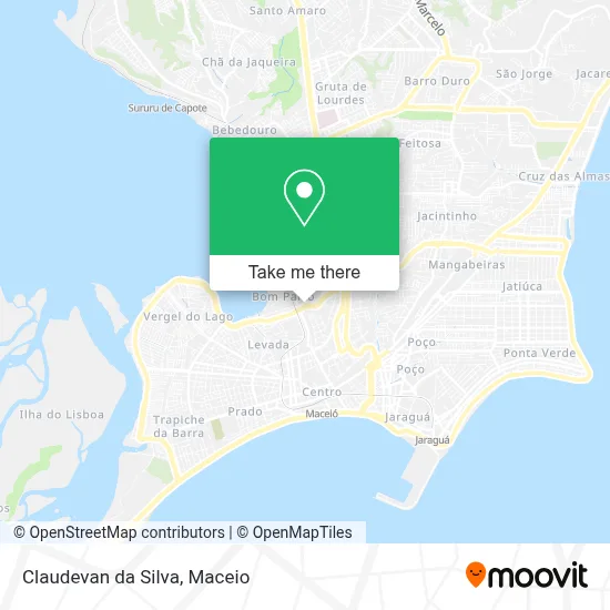 Claudevan da Silva map