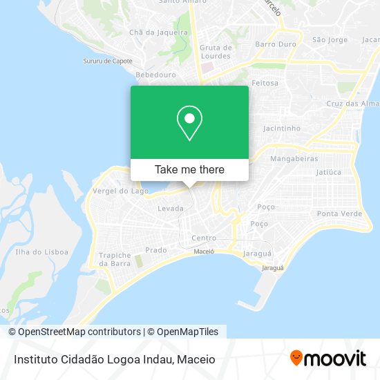 Instituto Cidadão Logoa Indau map