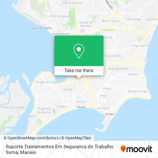 Suporte Treinamentos Em Seguranca do Trabalho Ssma map