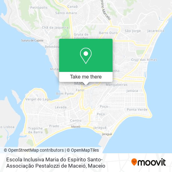 Escola Inclusiva Maria do Espírito Santo- Associação Pestalozzi de Maceió map
