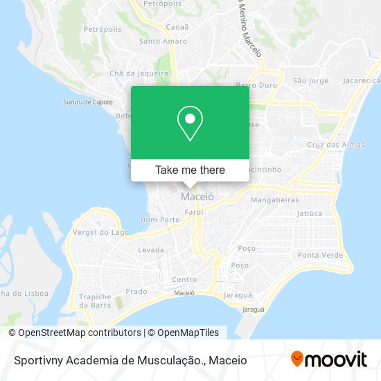Sportivny Academia de Musculação. map