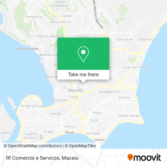 Rf Comercio e Servicos map